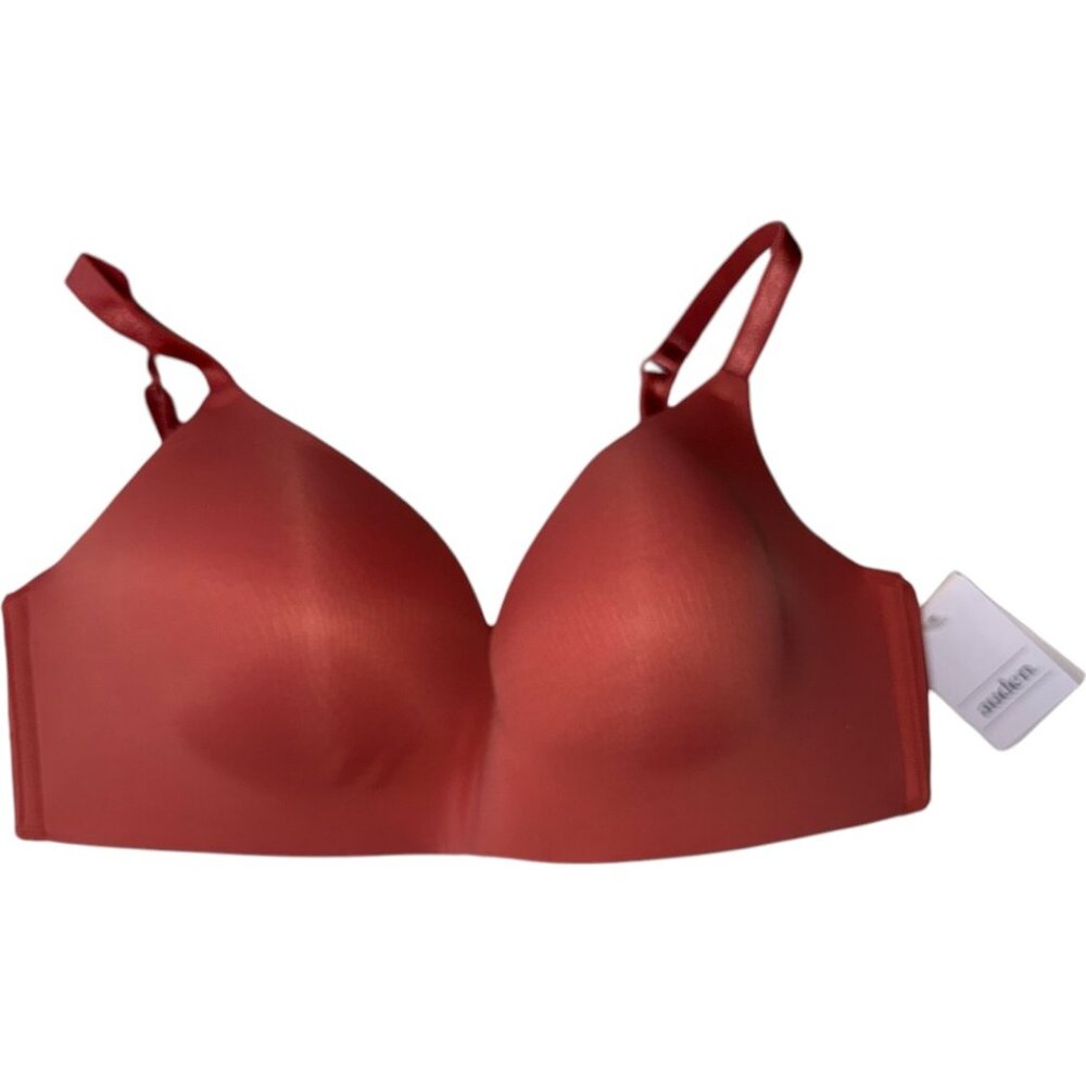 Auden The Bliss Demi Lightly Lined Wirefree Bra Sz 36C Faded Rose color